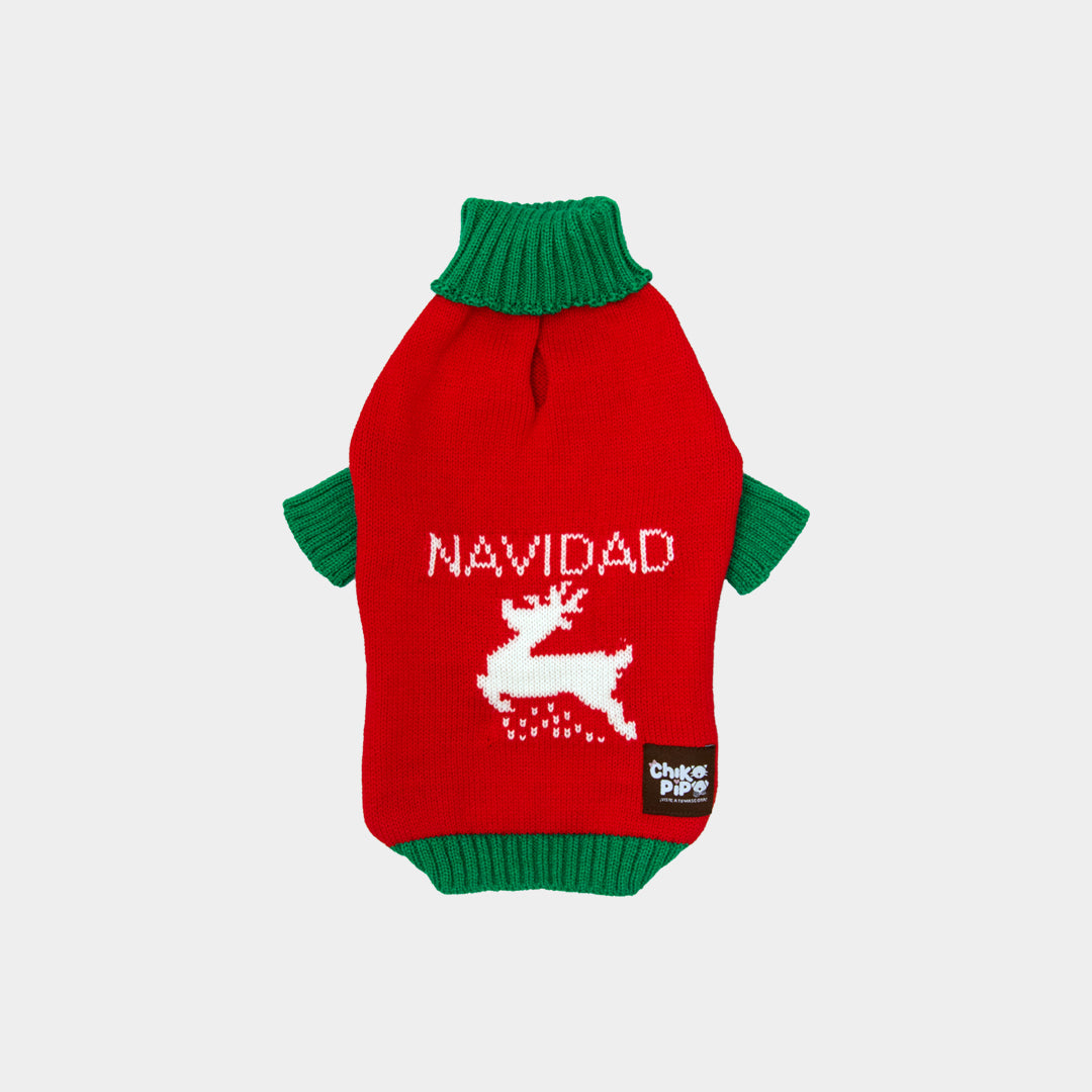 Suéter navidad Reno estrellas