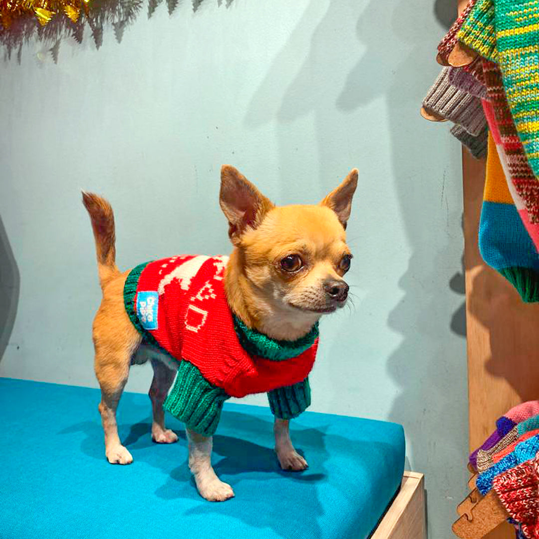 Suéter navidad Reno estrellas