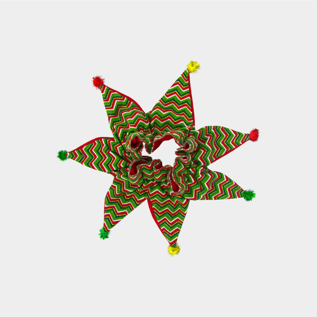 Arlequín navideño perros y gatos