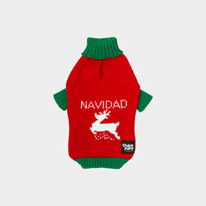 Suéter navidad Reno estrellas